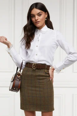 Holland Cooper Regency Skirt Glen Green