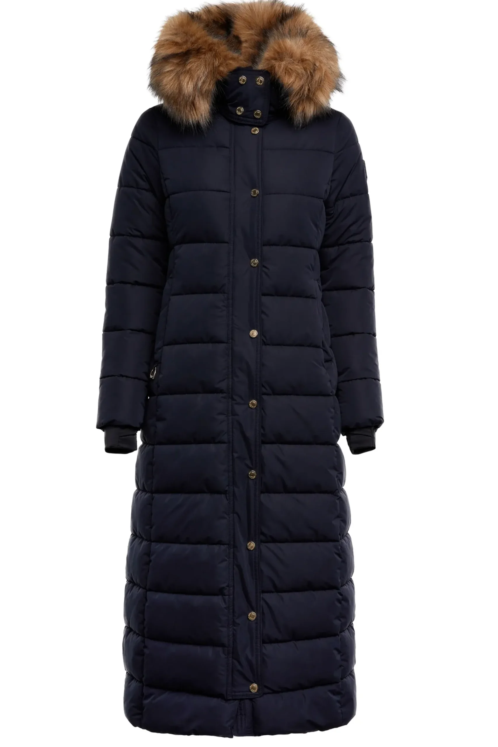 Holland Cooper Rib Bobble Hat Ink Navy Clearance