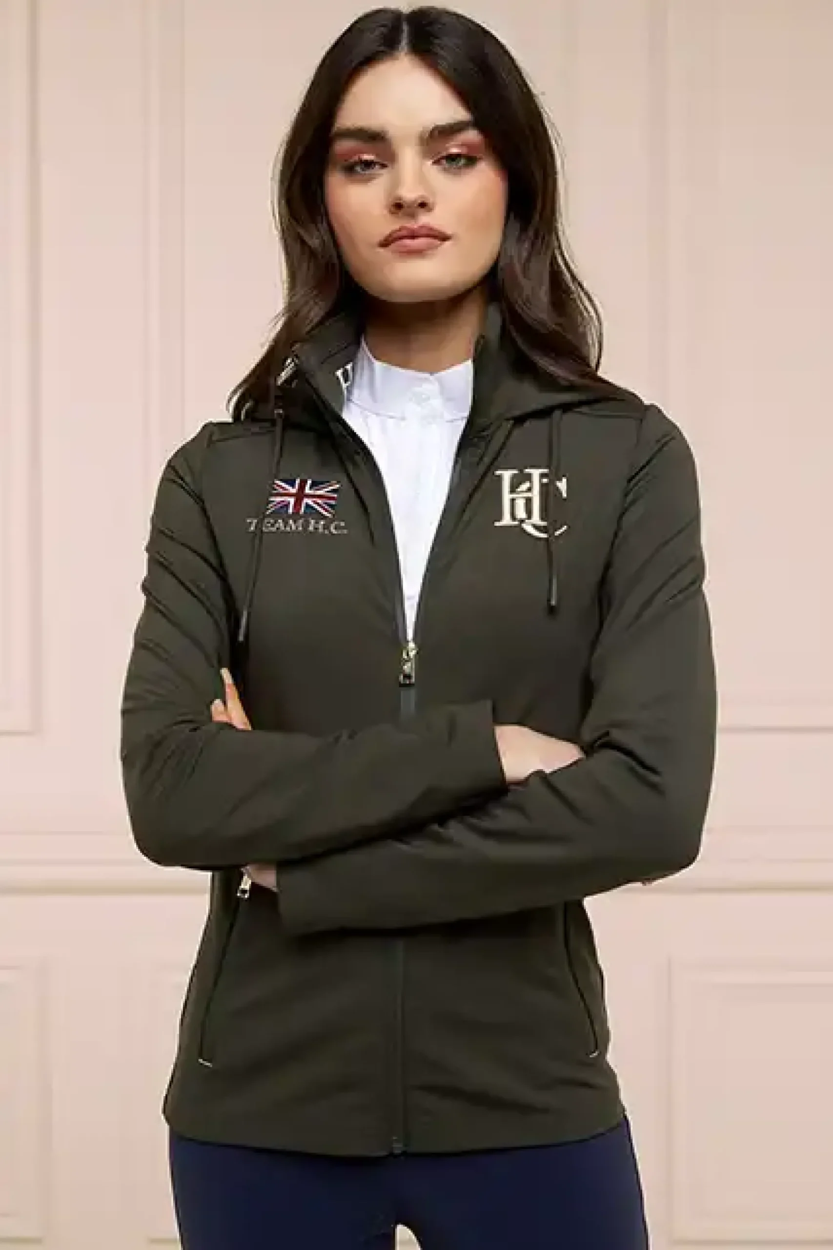 Holland Cooper Rocana Softshell Jacket Heritage Khaki Clearance