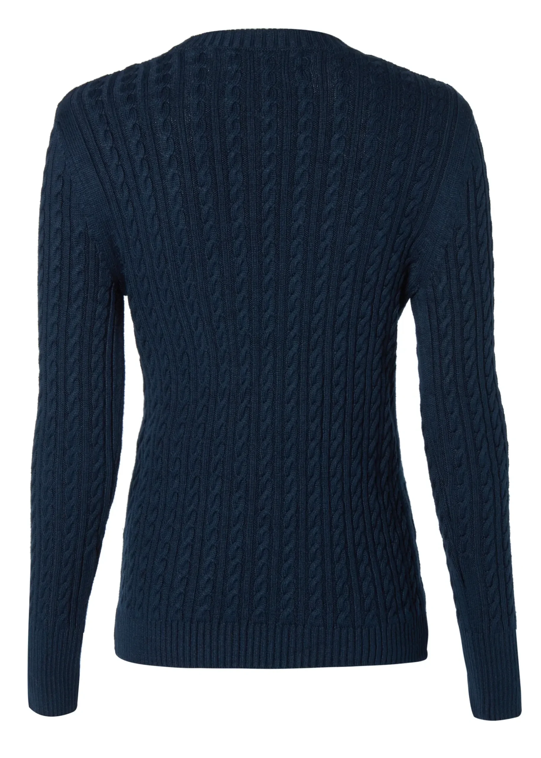 Holland Cooper Seattle Cable Crew Knit Ink Navy Hot