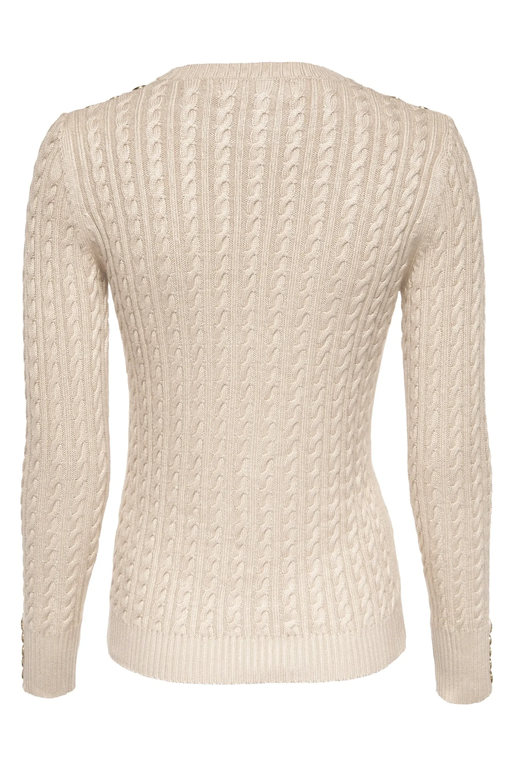 Holland Cooper Seattle Cable Crew Knit Oatmeal Discount