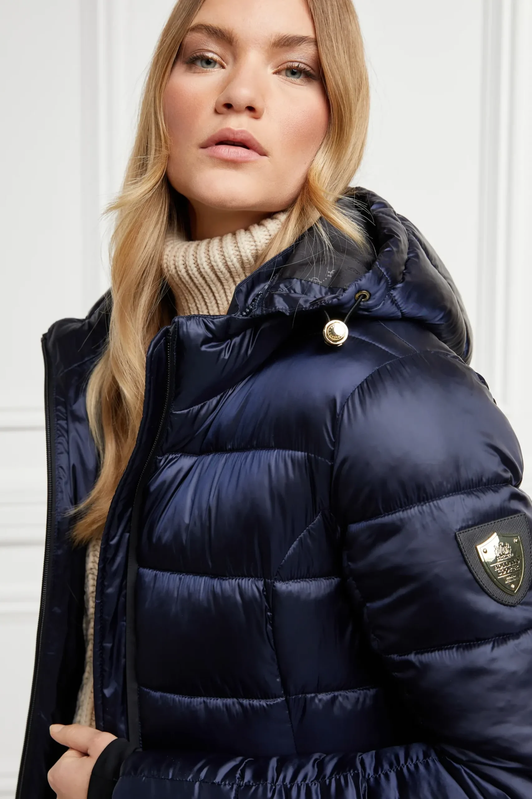 Holland Cooper Sherbourne Puffer Ink Navy Clearance