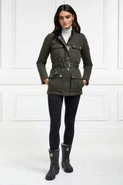 Holland Cooper Sherpa Lined Chelsea Wellington Matte Black Hot