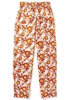 Holland Cooper Silk Pyjama Trouser Blush Discount