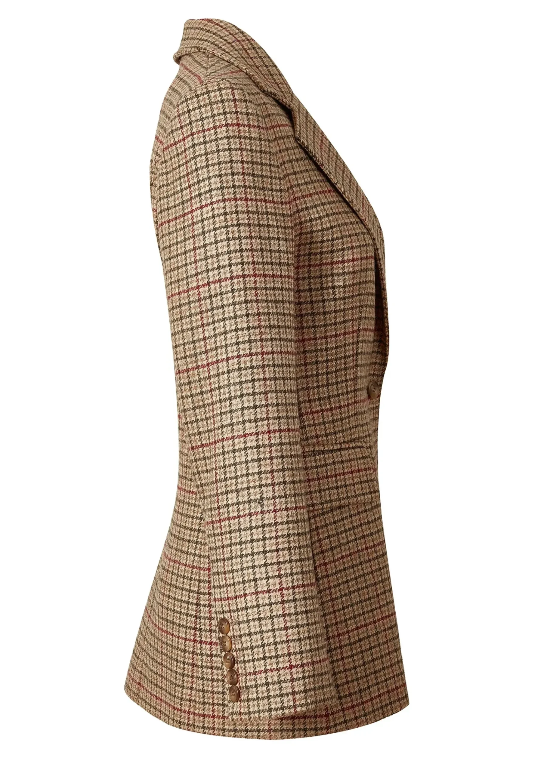Holland Cooper Single Breasted Blazer Charlton Tweed Clearance