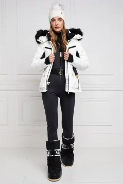Holland Cooper Ski Jacket White Discount