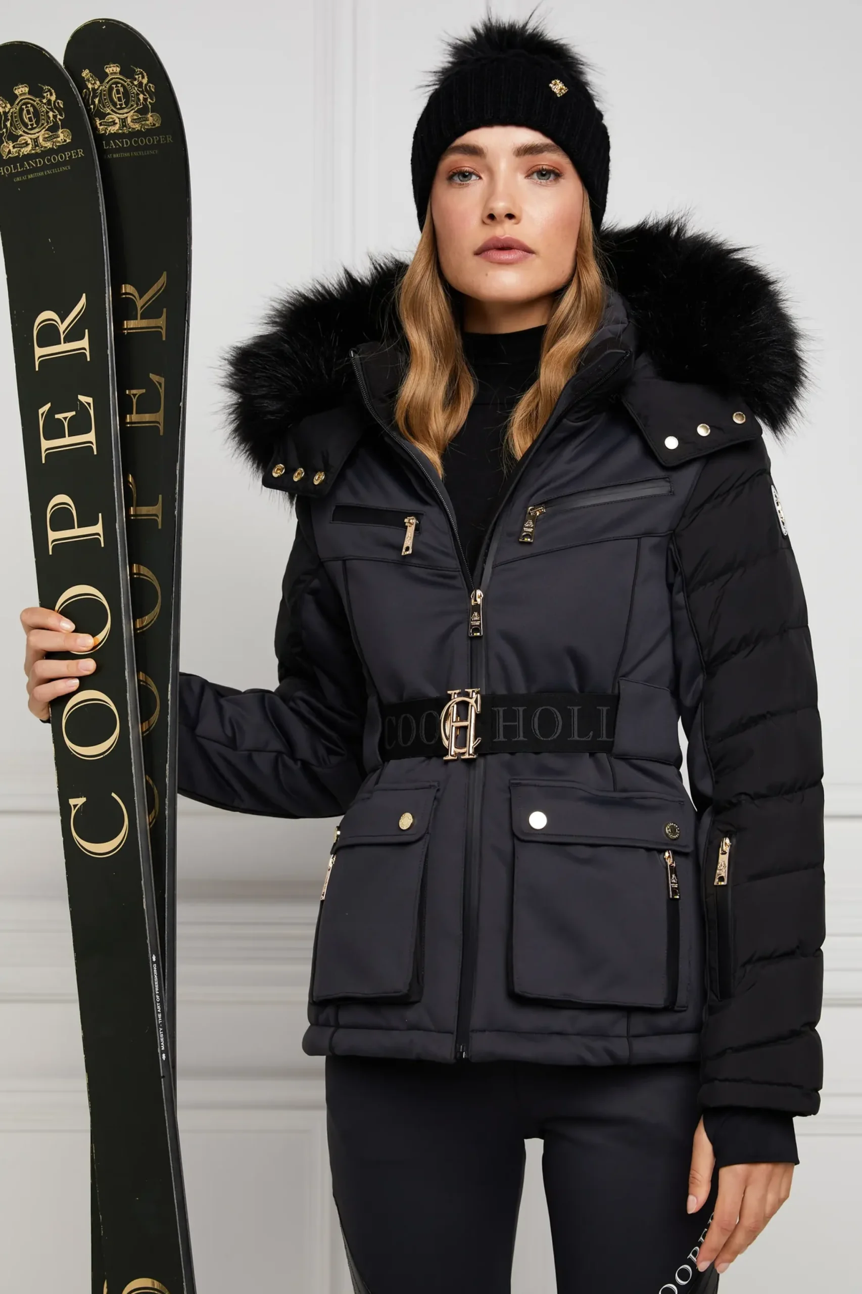 Holland Cooper Ski Jacket Black Online