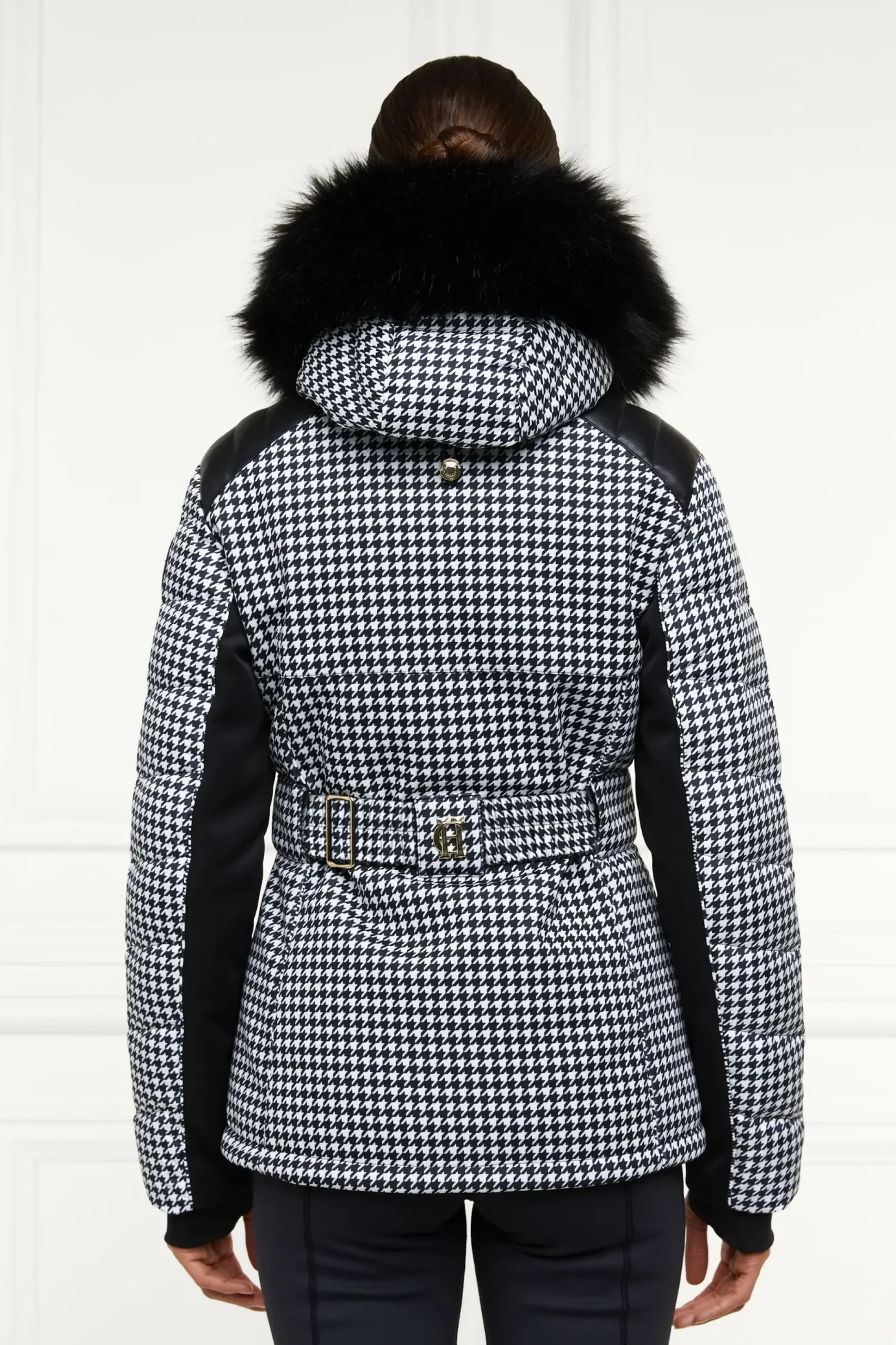 Holland Cooper Ski Jacket Houndstooth