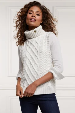 Holland Cooper Sleeveless Knit Oyster Online
