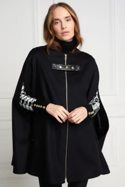 Holland Cooper Slim Cape Soft Black New
