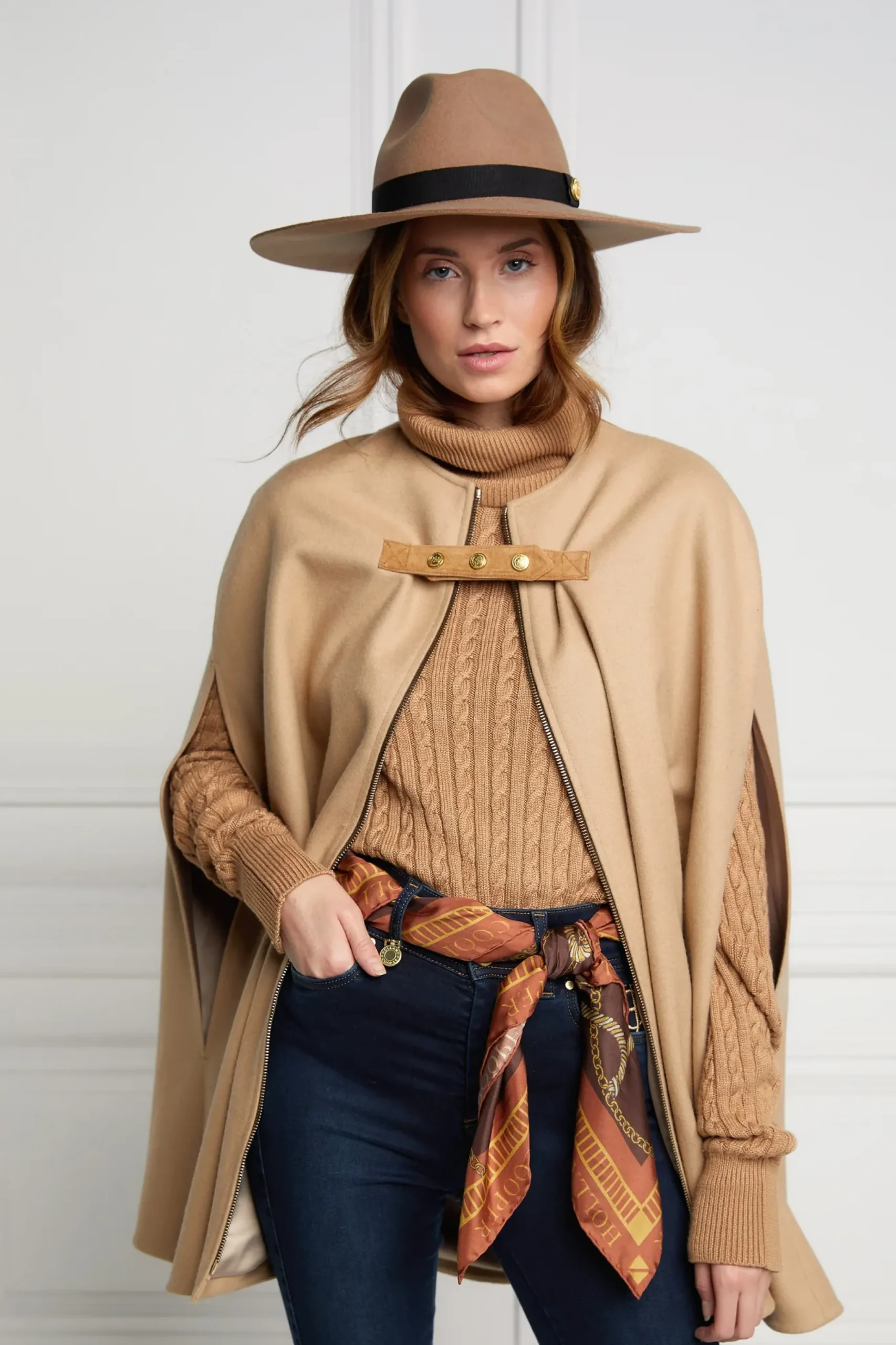 Holland Cooper Slim Cape Camel Hot