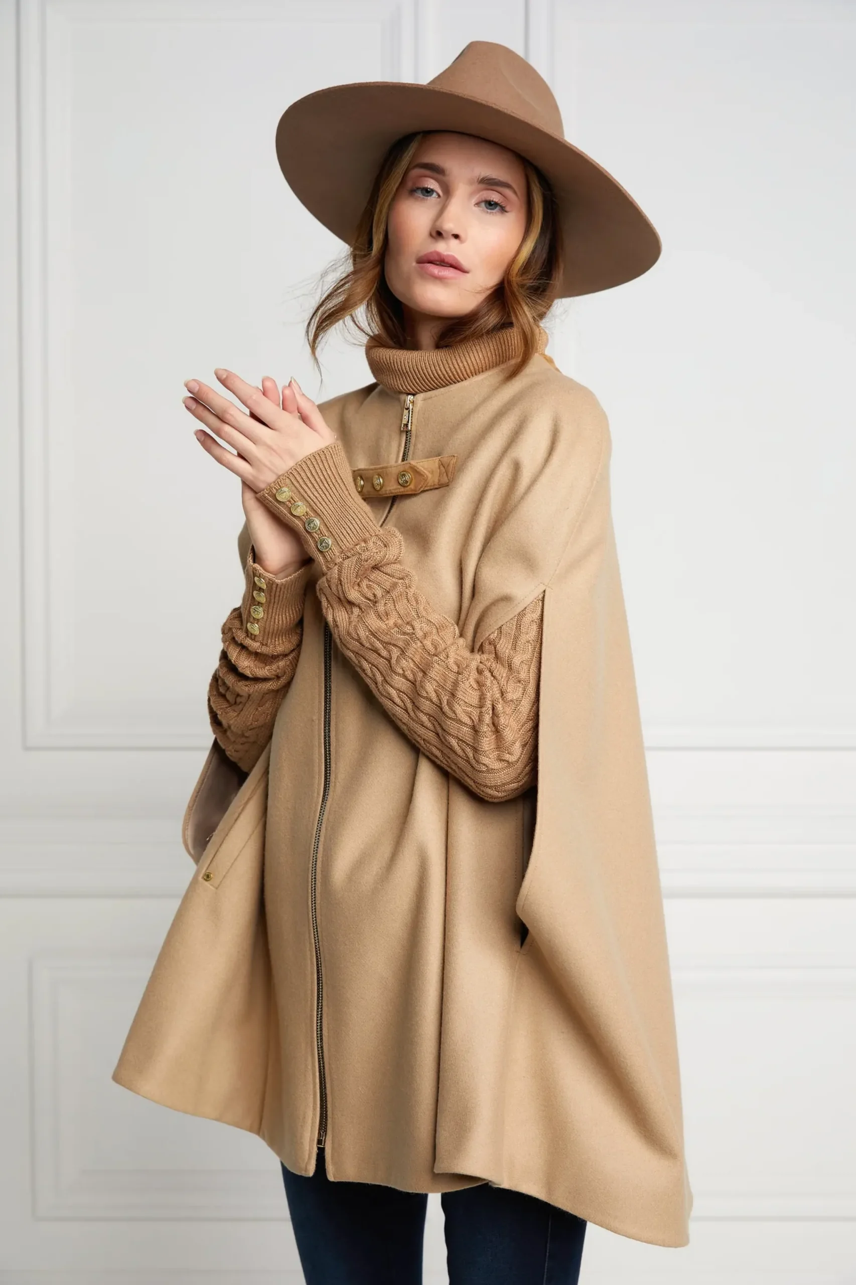 Holland Cooper Slim Cape Camel Hot