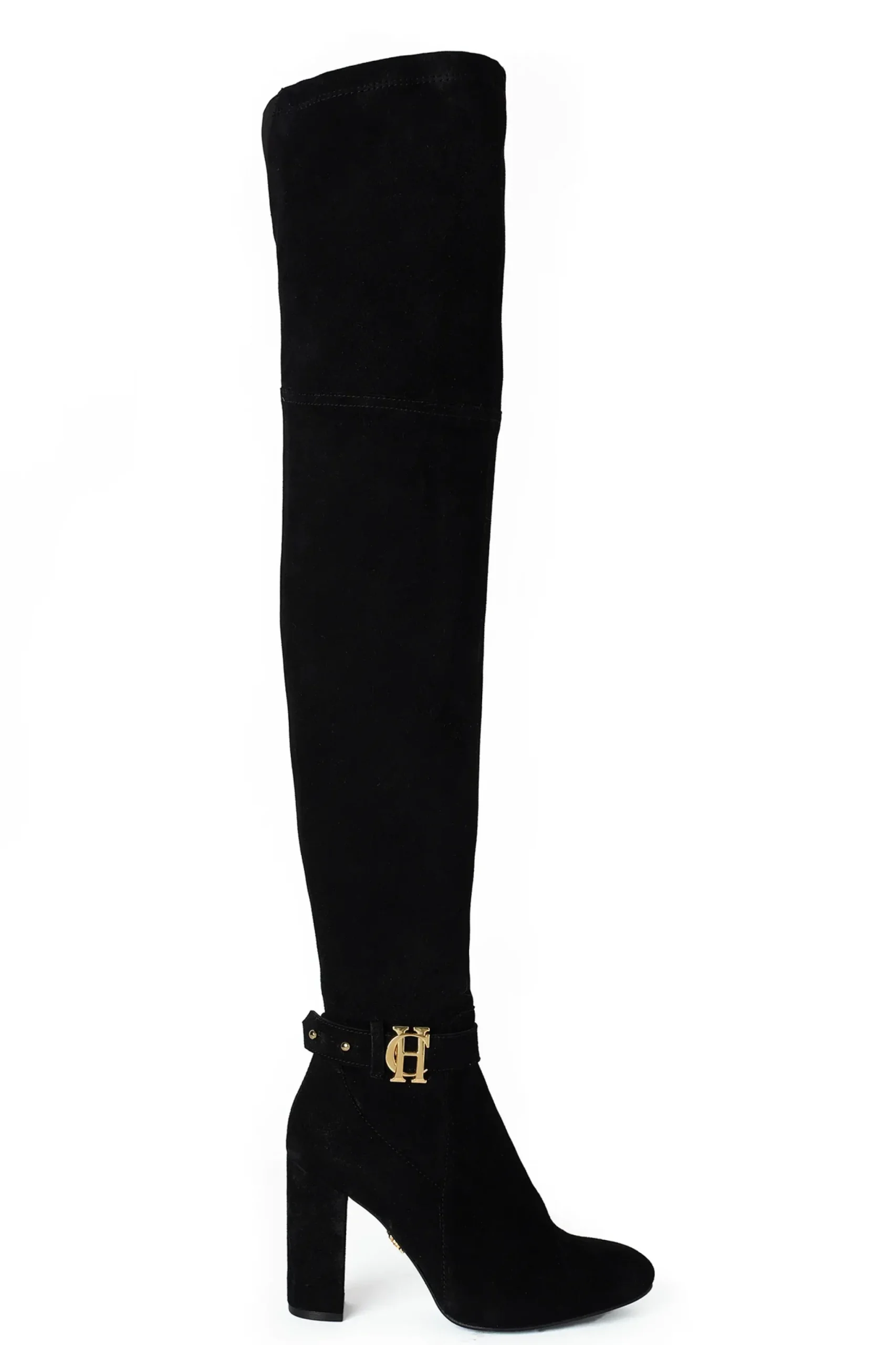 Holland Cooper Sloane Over The Knee Boot Black