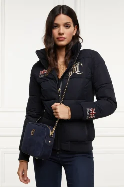 Holland Cooper Soho Camera Bag Ink Navy Suede Best
