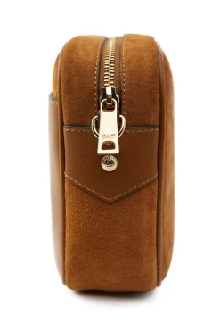 Holland Cooper Soho Camera Bag Tan Suede Online