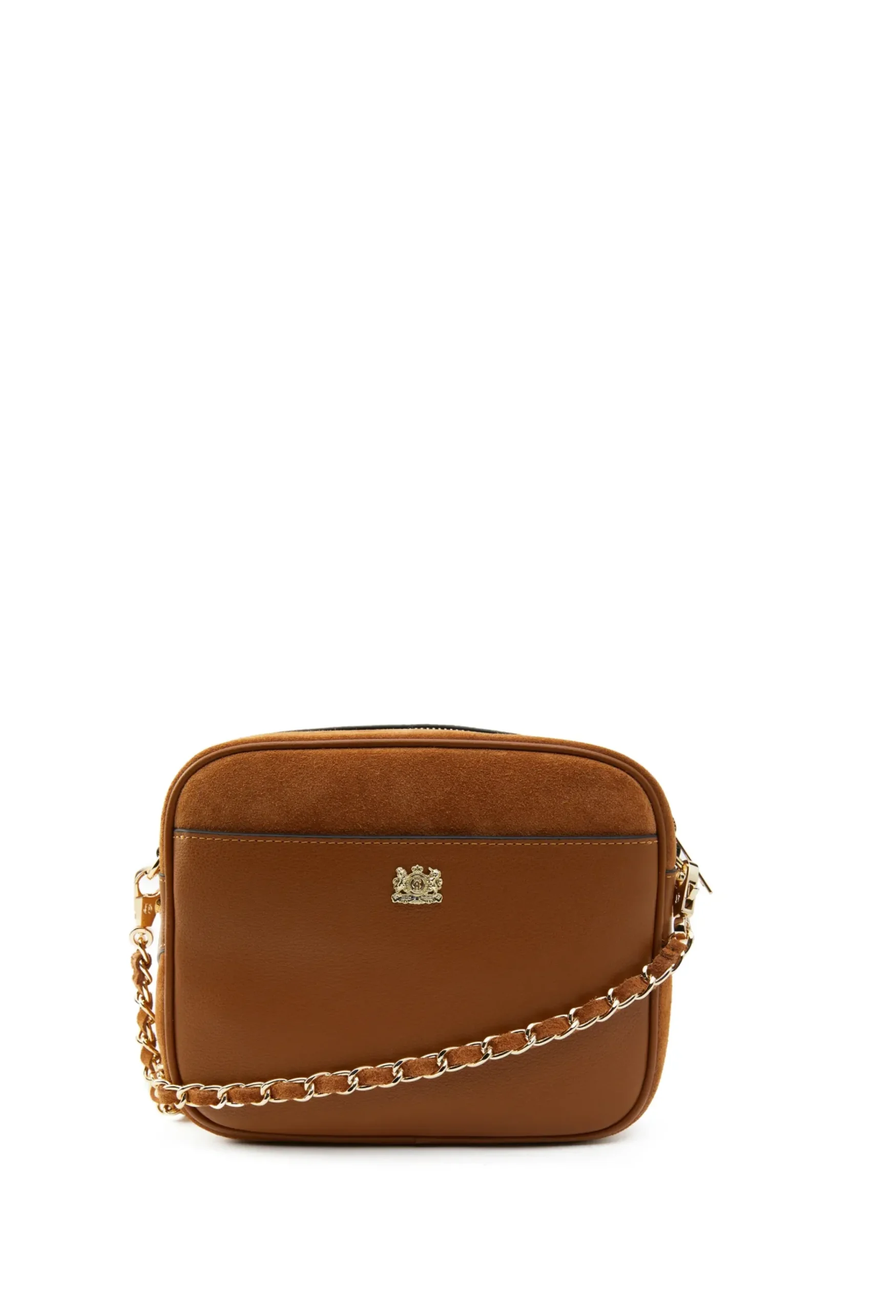 Holland Cooper Soho Camera Bag Tan Suede Online