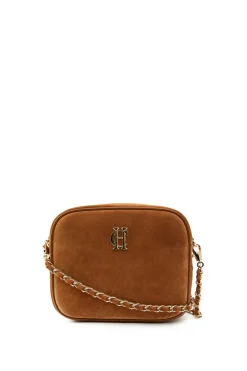 Holland Cooper Soho Camera Bag Tan Suede Online