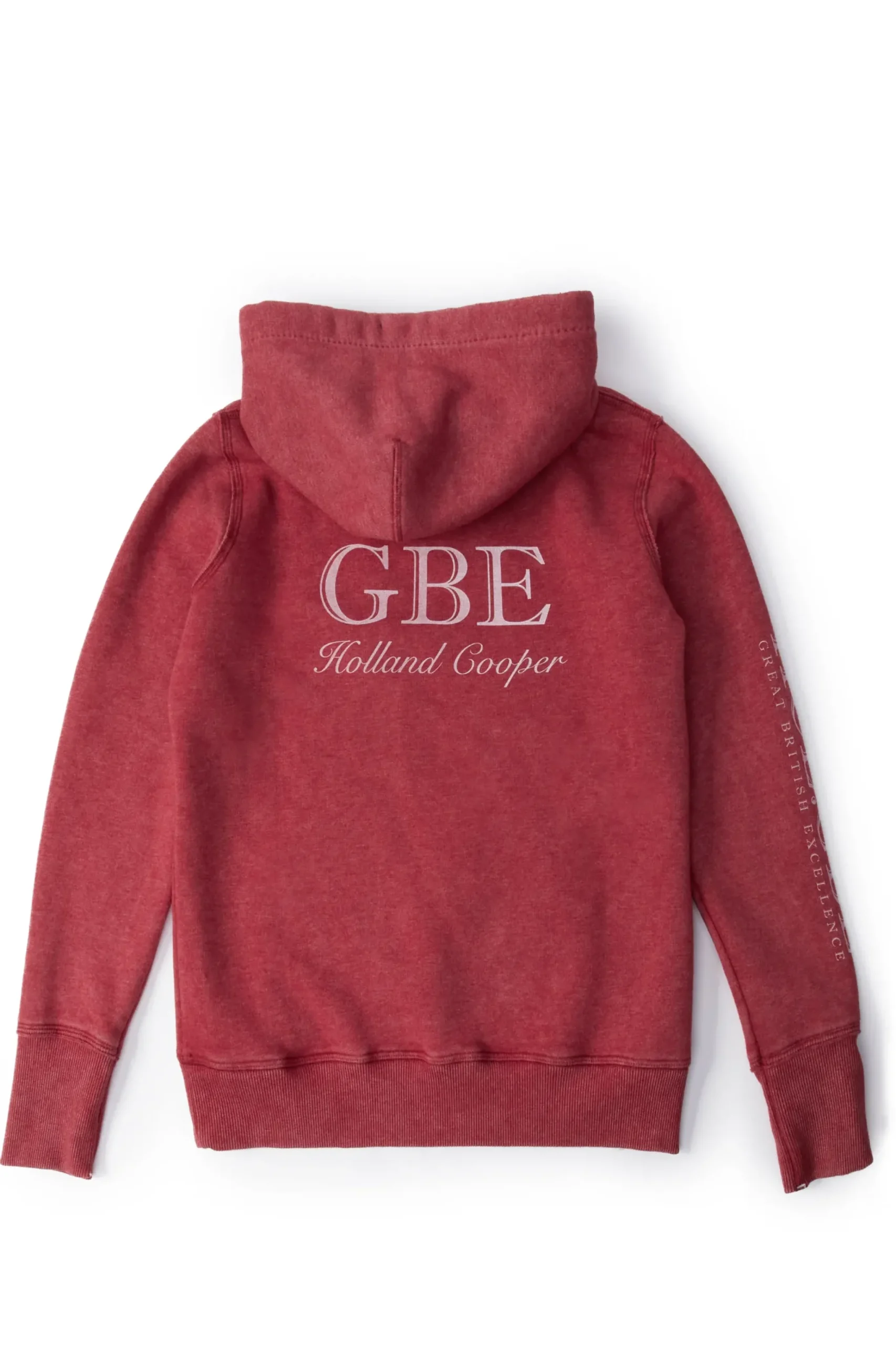 Holland Cooper Sporting Goods Hoodie Varsity Red New