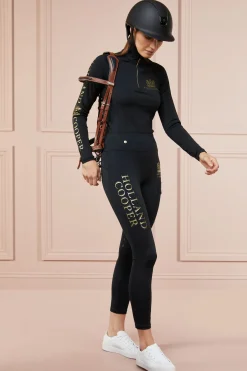 Holland Cooper Sport Legging Black New