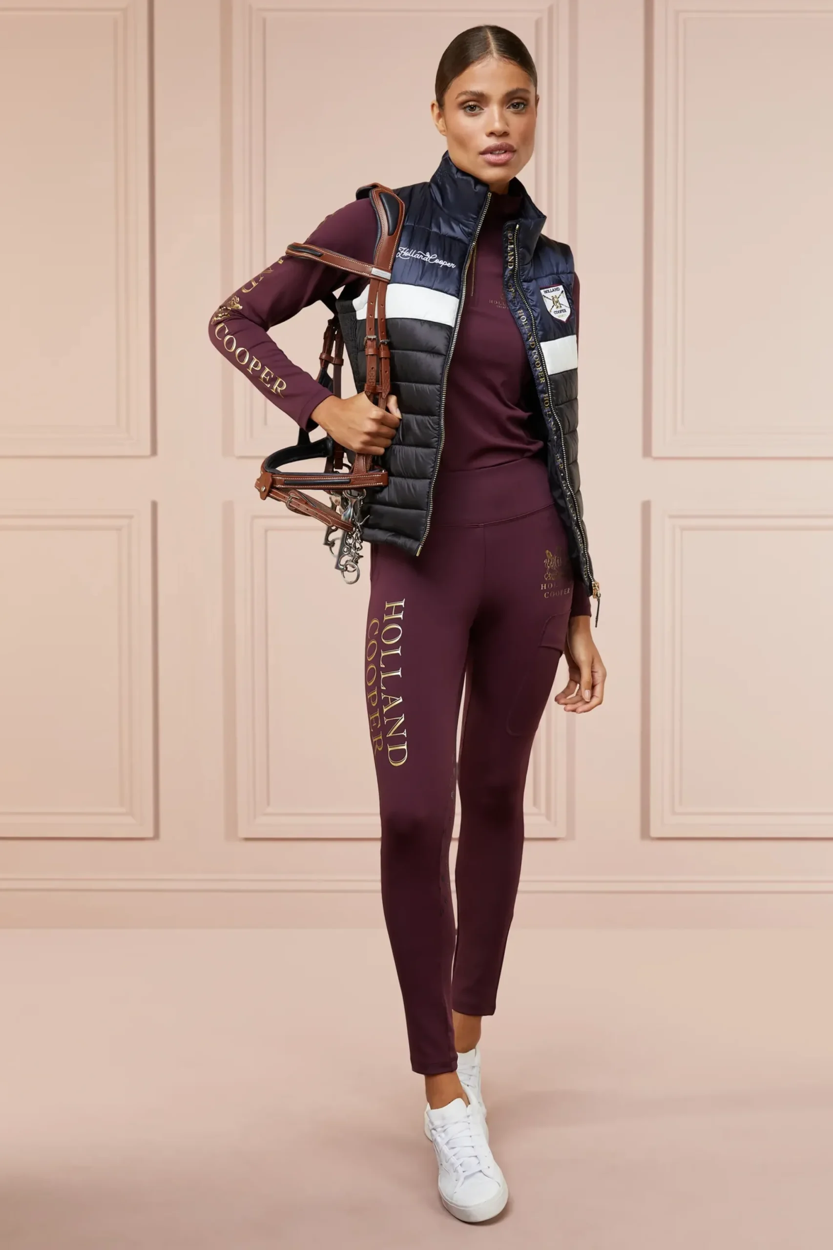 Holland Cooper Sport Legging Mulberry