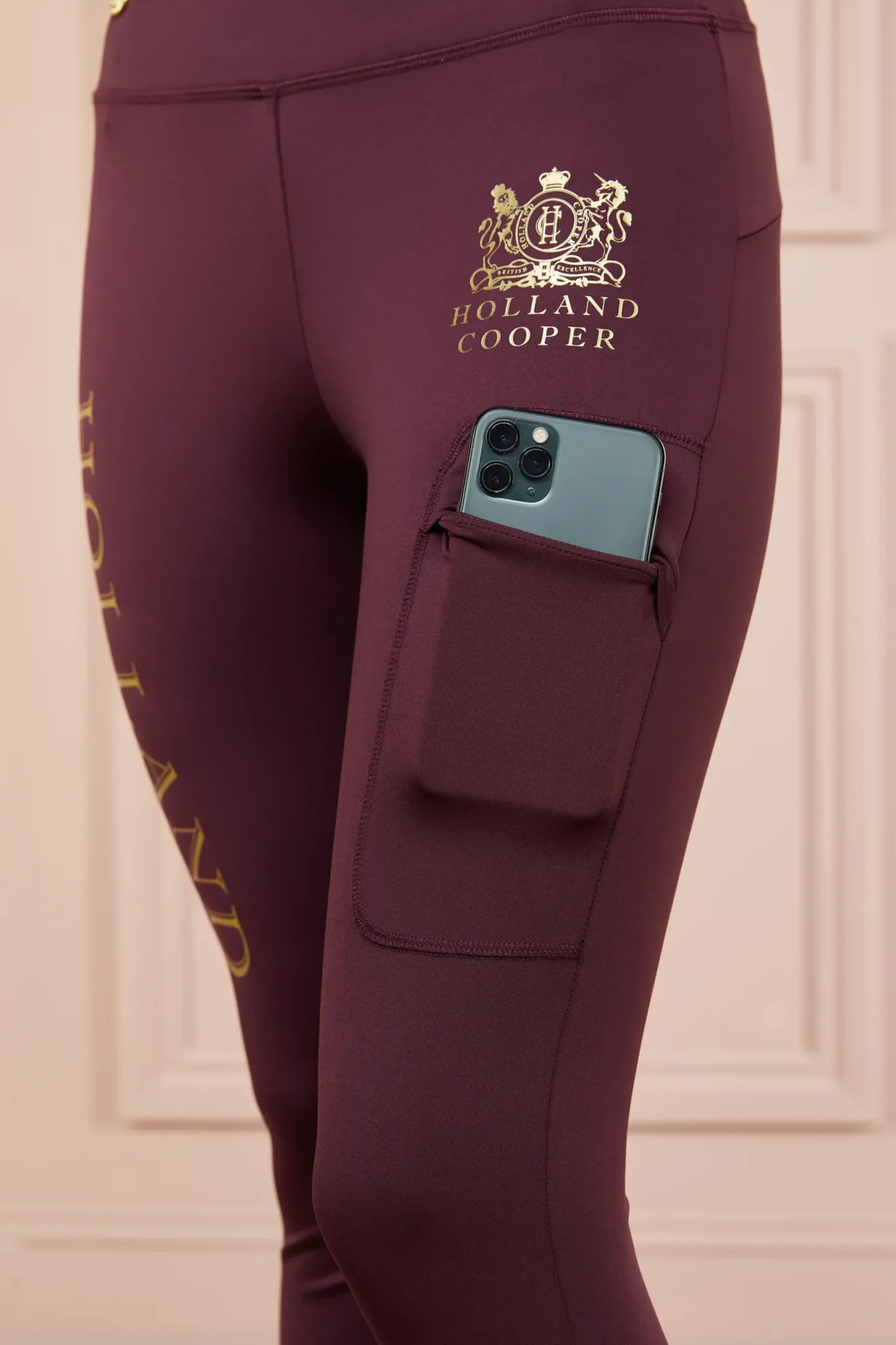 Holland Cooper Sport Legging Mulberry
