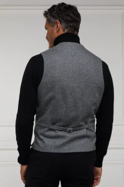 Holland Cooper St James Waistcoat Mono Herringbone Sale