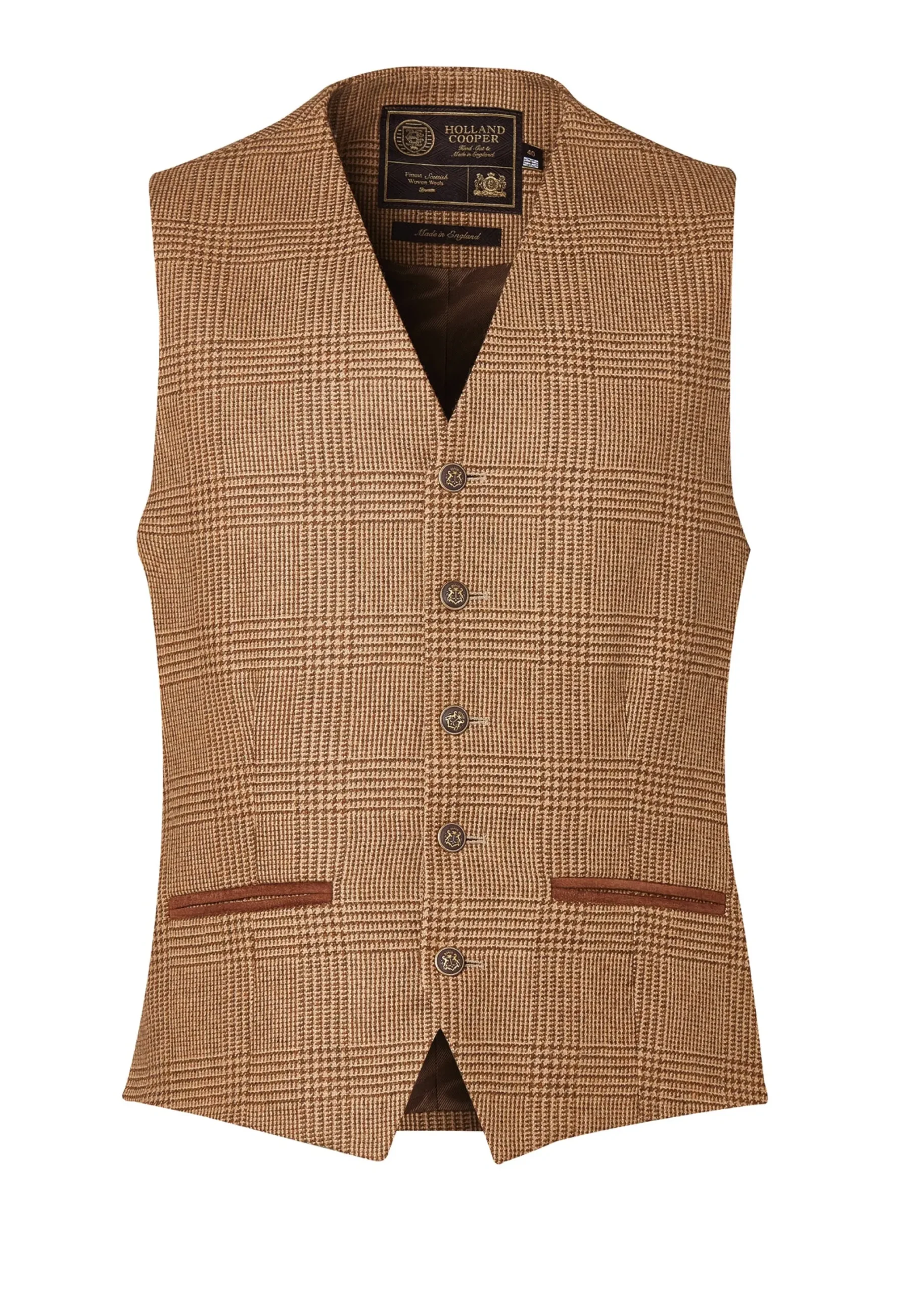 Holland Cooper St James Waistcoat Tawny Hot