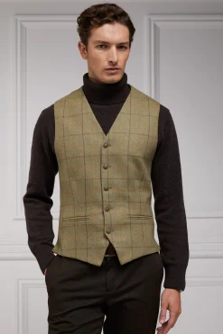 Holland Cooper St James Waistcoat Uppingham Green Best