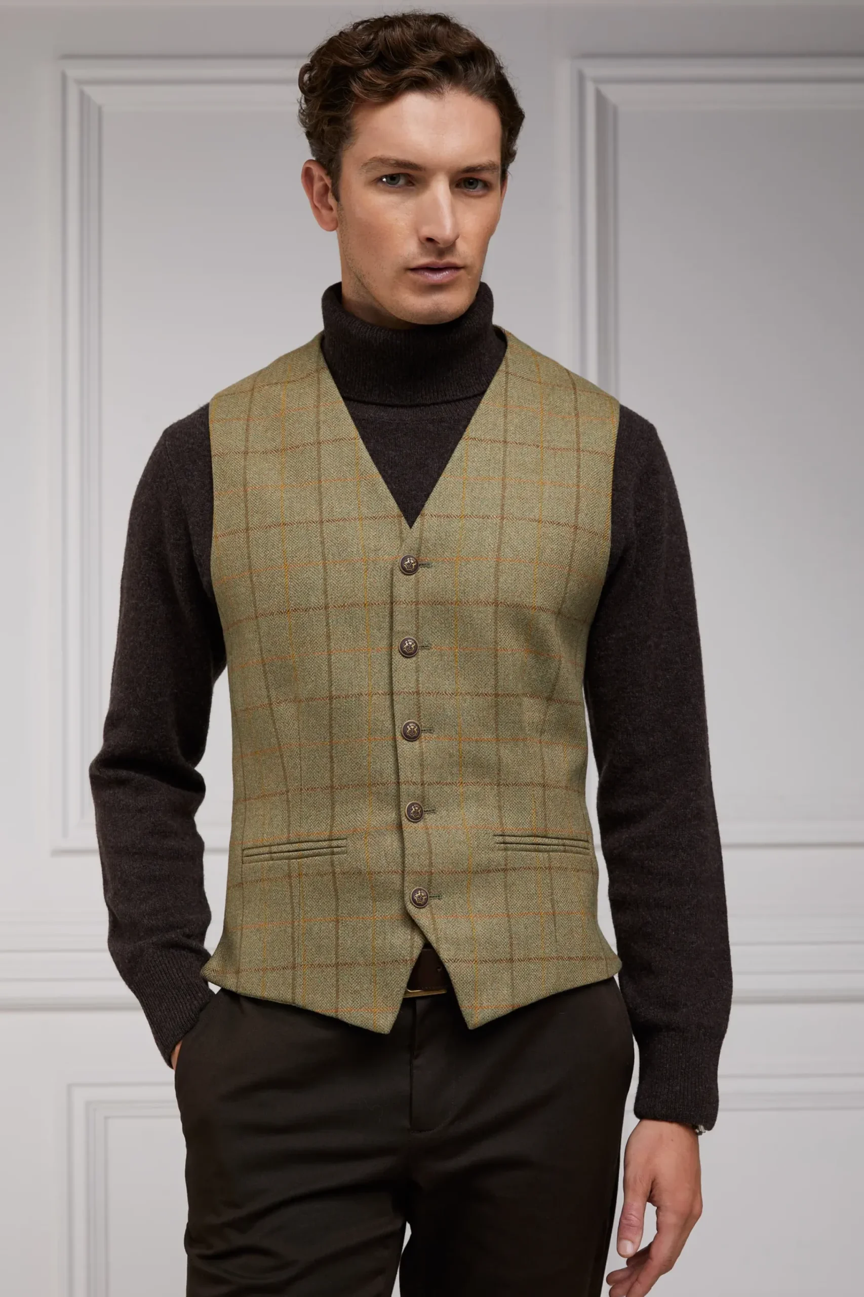 Holland Cooper St James Waistcoat Uppingham Green Best