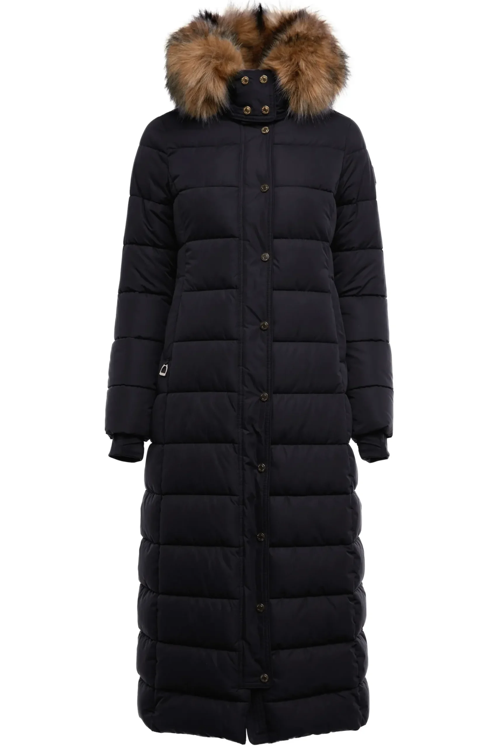 Holland Cooper Stoneleigh Longline Coat Black Outlet