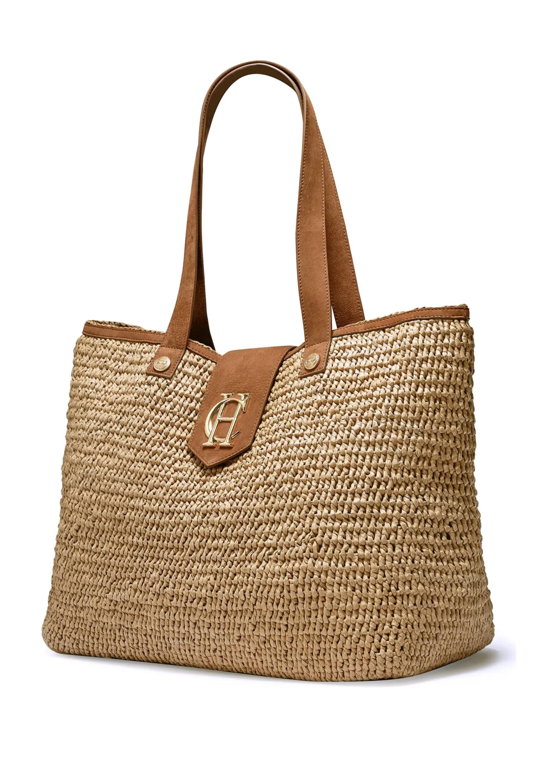 Holland Cooper Straw Shopper Natural Online