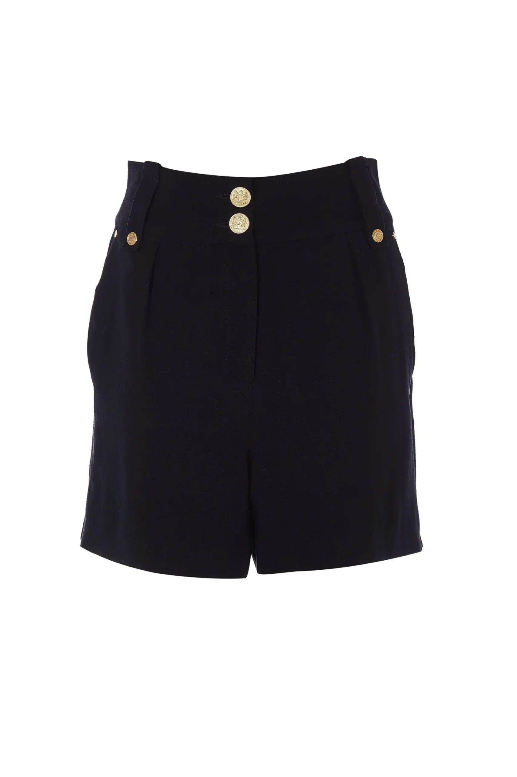 Holland Cooper Tailored Short Black Linen