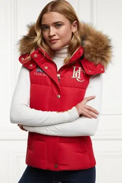 Holland Cooper Team Gilet Heritage Red