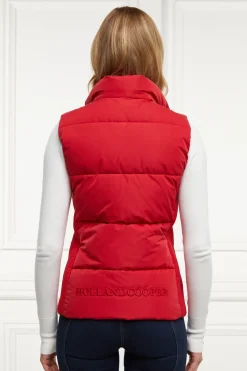 Holland Cooper Team Gilet Heritage Red