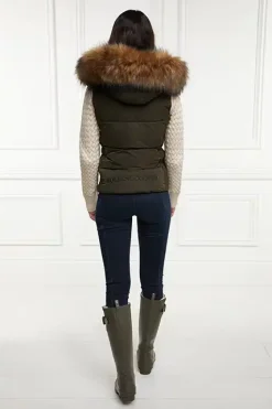 Holland Cooper Team Gilet Khaki Outlet
