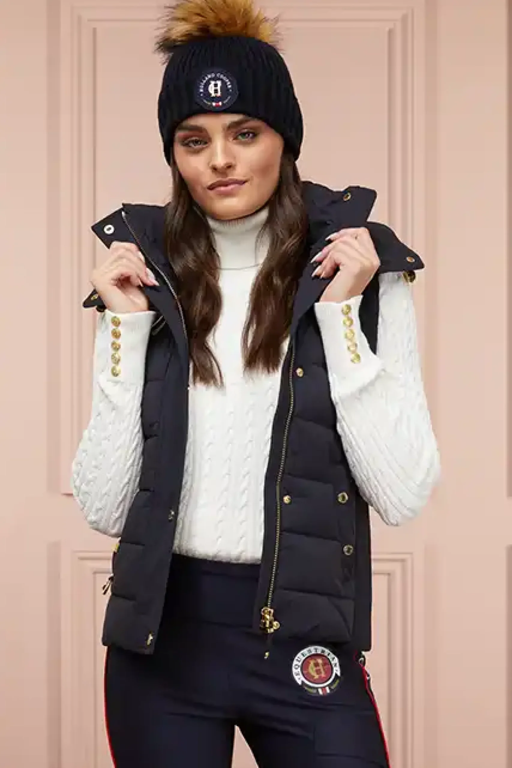 Holland Cooper Team HC Gilet Ink Navy