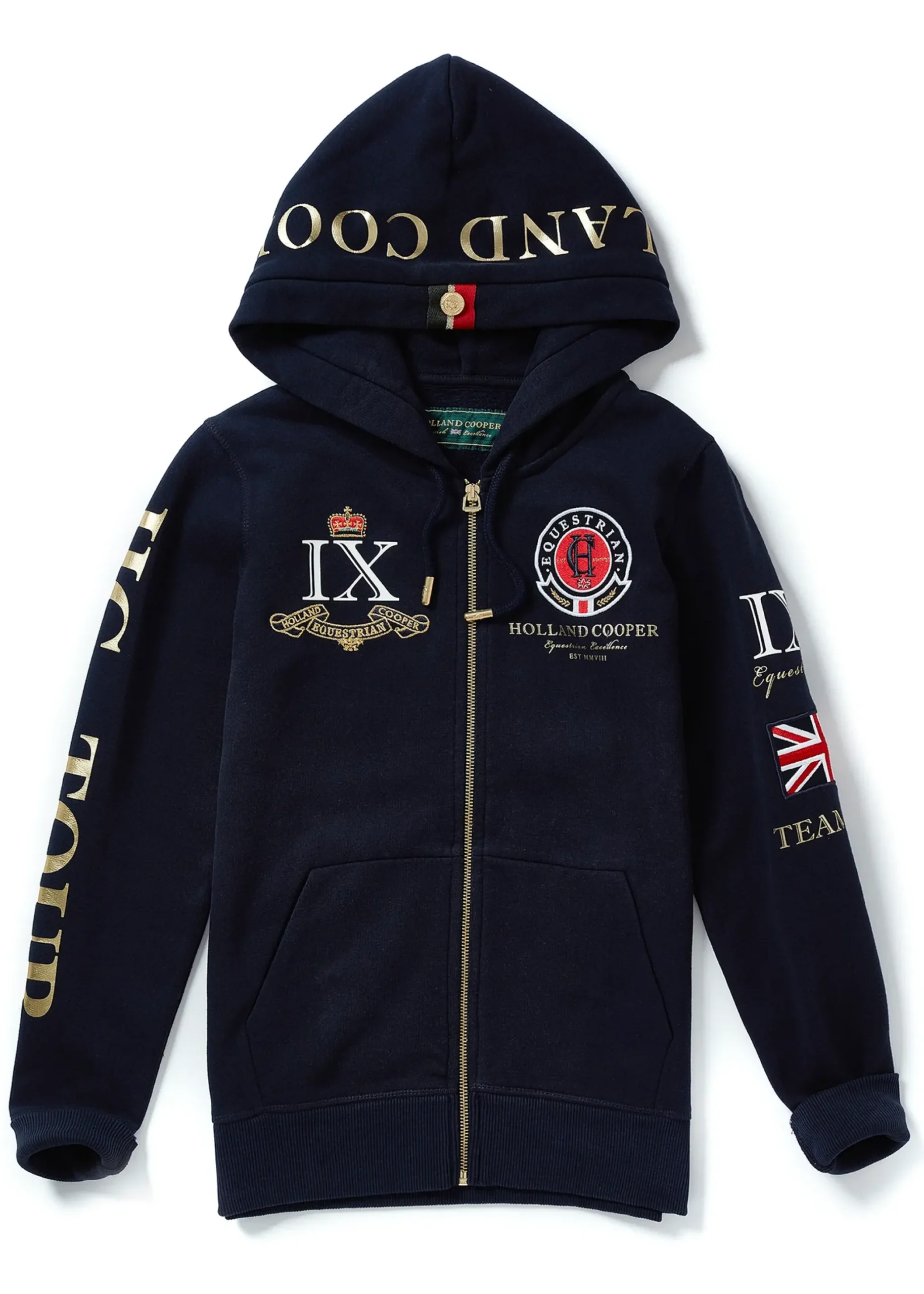 Holland Cooper Team Hoodie Navy Best