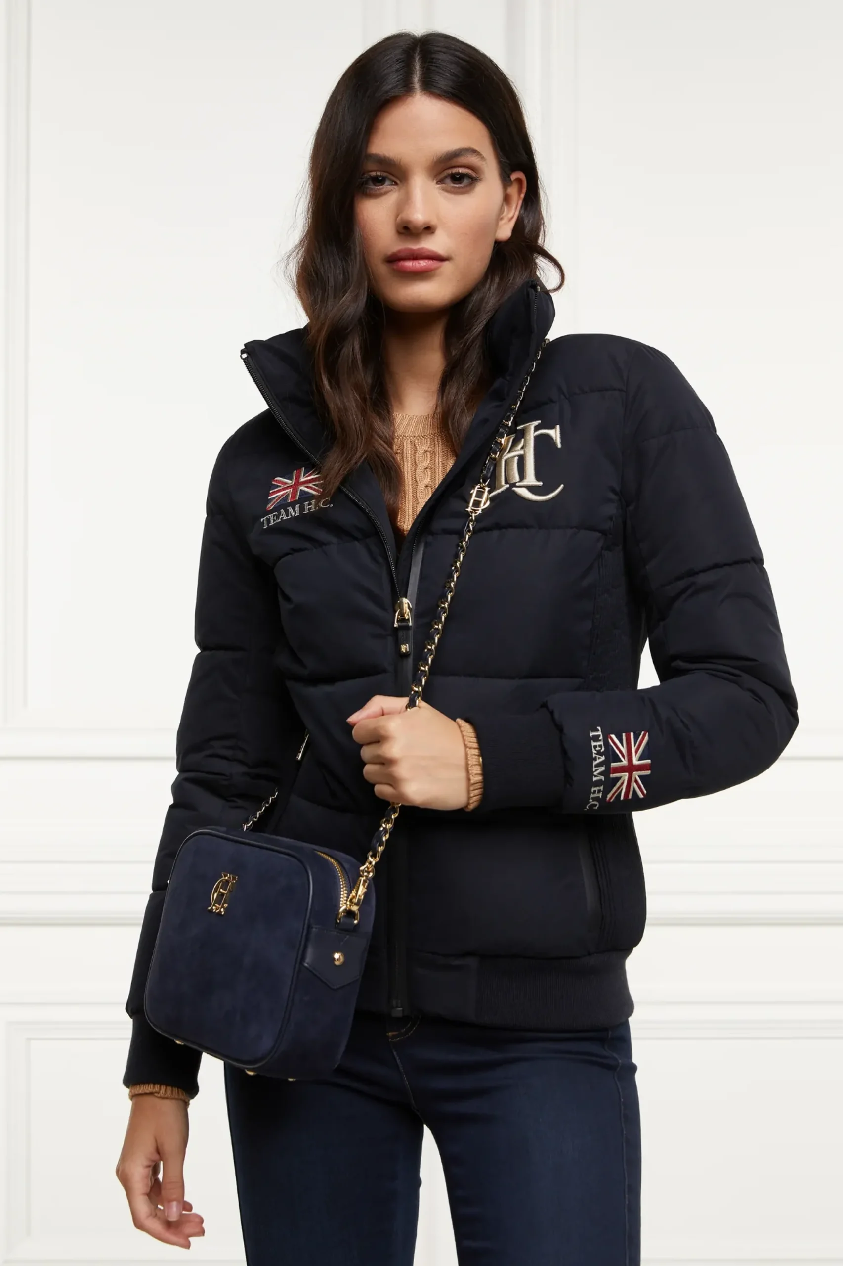 Holland Cooper Team Padded Jacket Ink Navy Online
