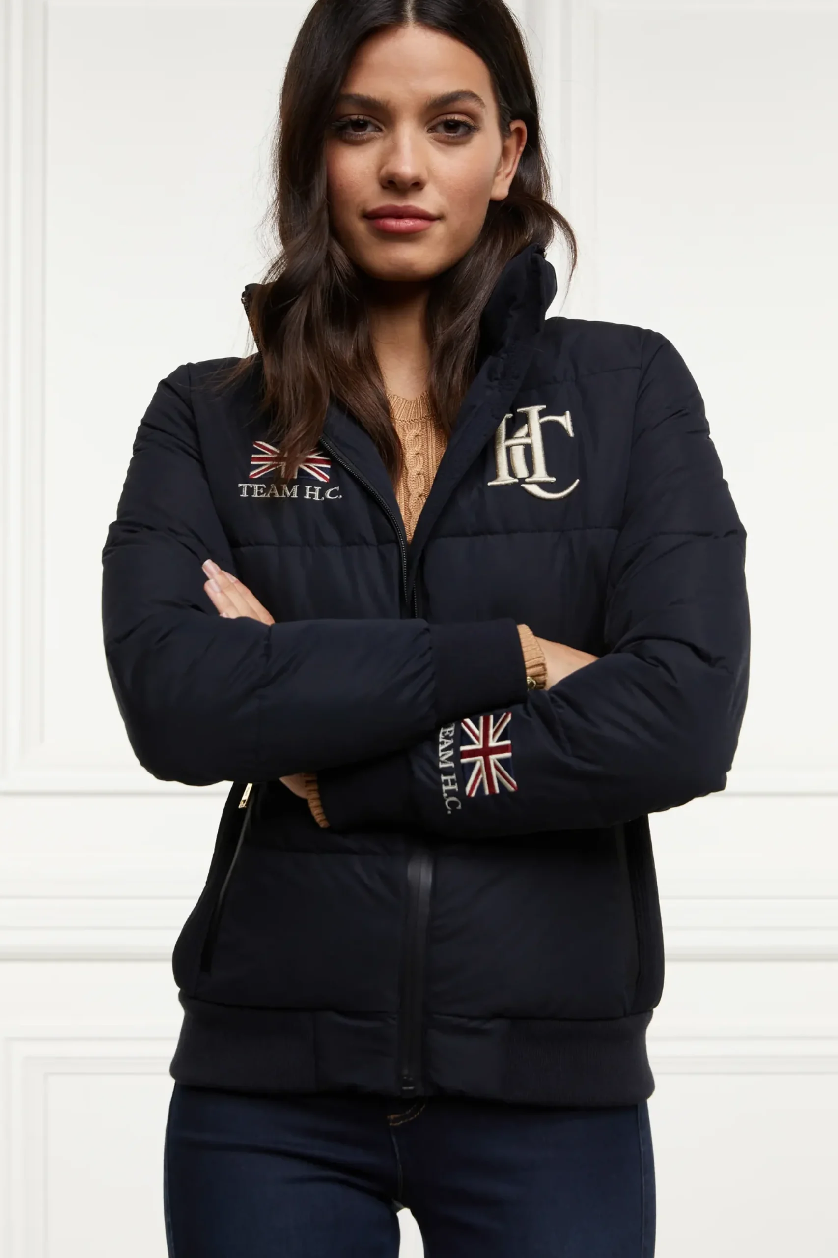 Holland Cooper Team Padded Jacket Ink Navy Online