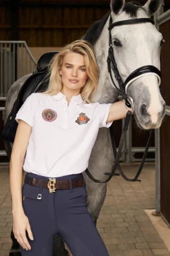 Holland Cooper Team Polo Shirt White