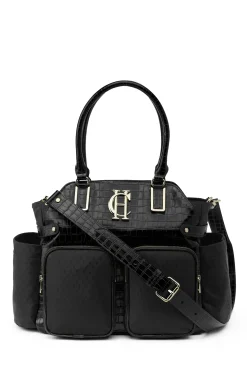 Holland Cooper Thames Changing Bag Black Monogram Hot