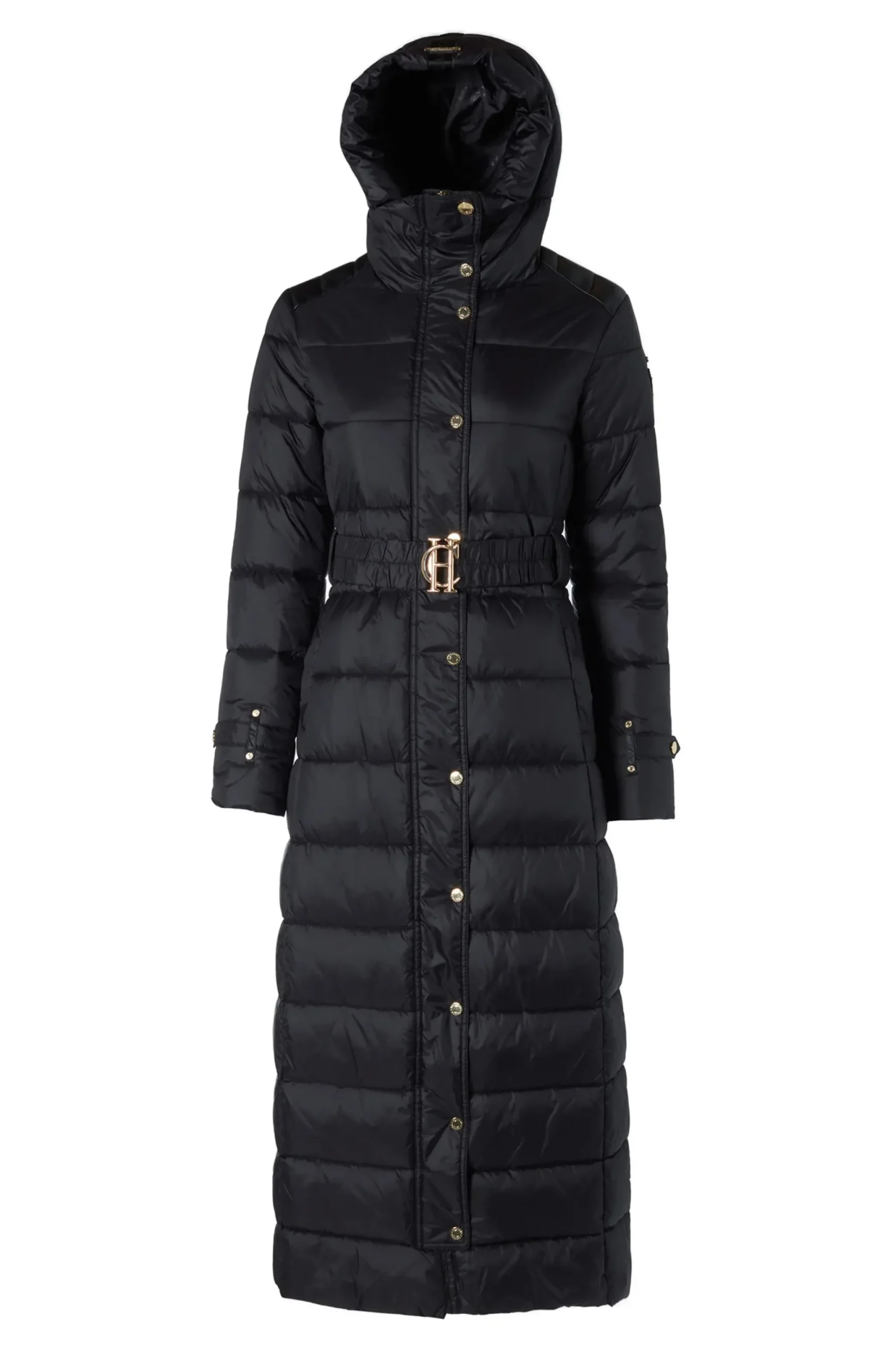 Holland Cooper The Arosa Longline Coat Black