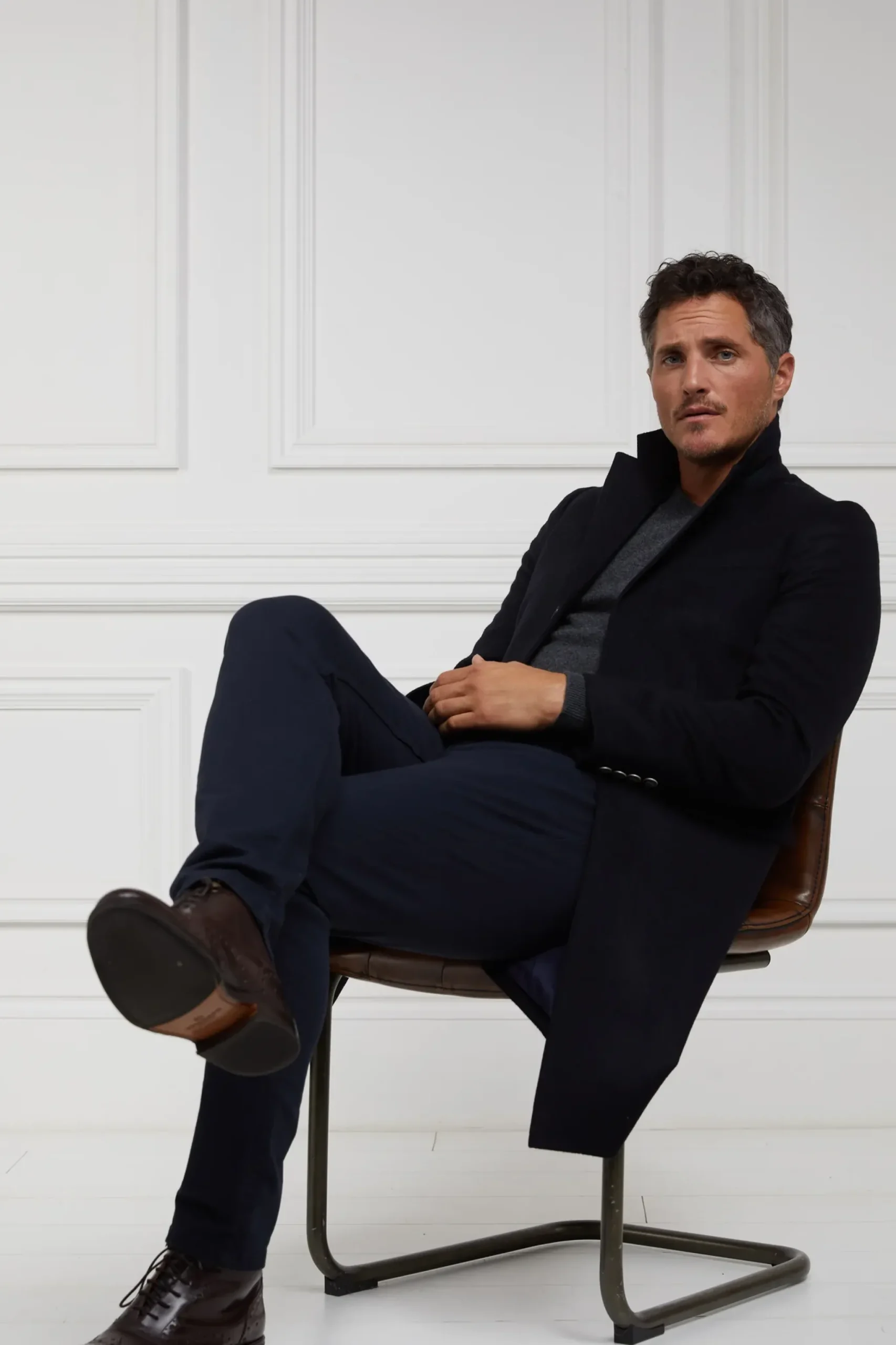 Holland Cooper The Cheltenham Coat Soft Navy