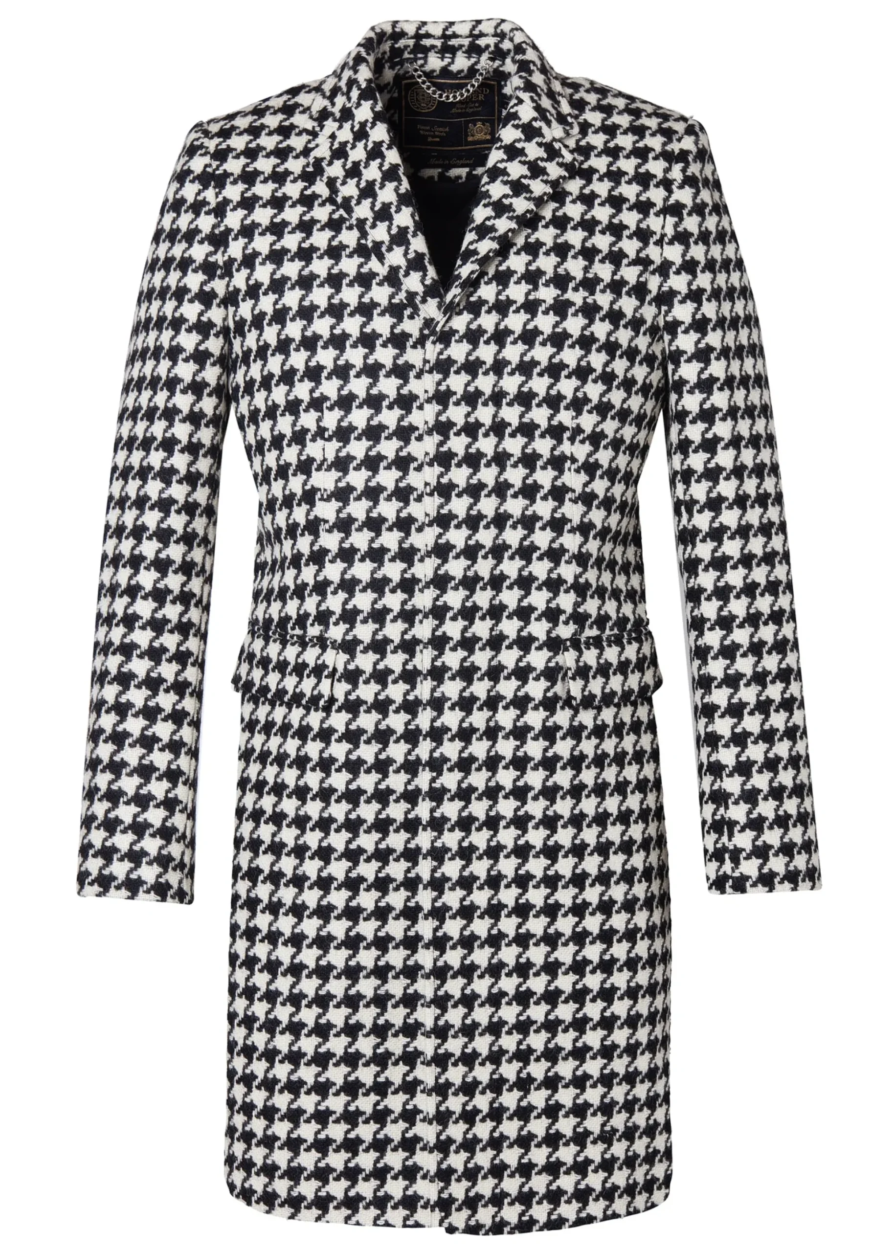 Holland Cooper The Cheltenham Coat Large Scale Houndstooth New