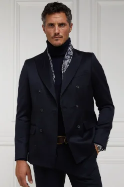 Holland Cooper The Double Breasted Blazer Navy Barathea Outlet