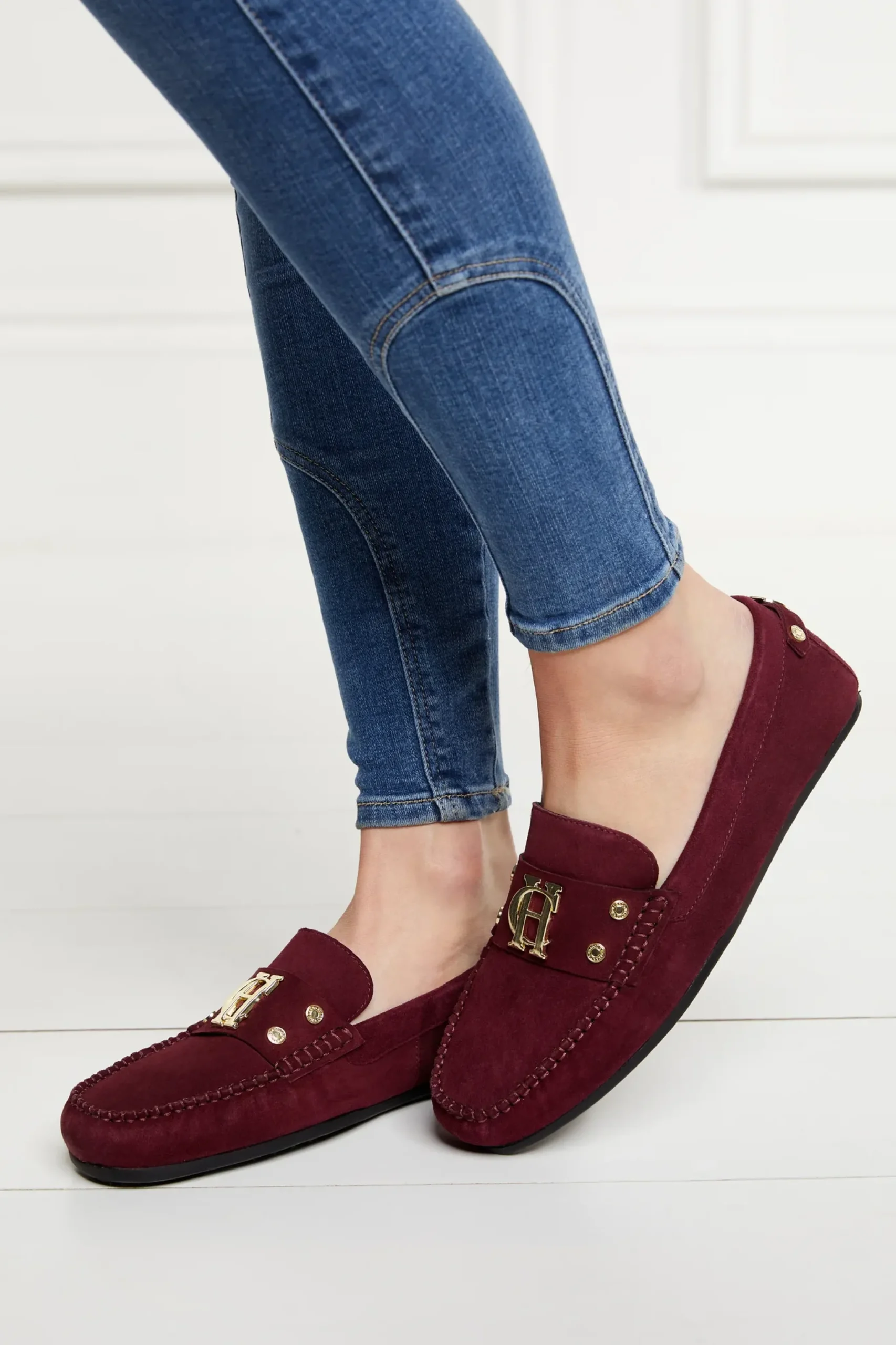 Holland Cooper The Driving Loafer Merlot Discount
