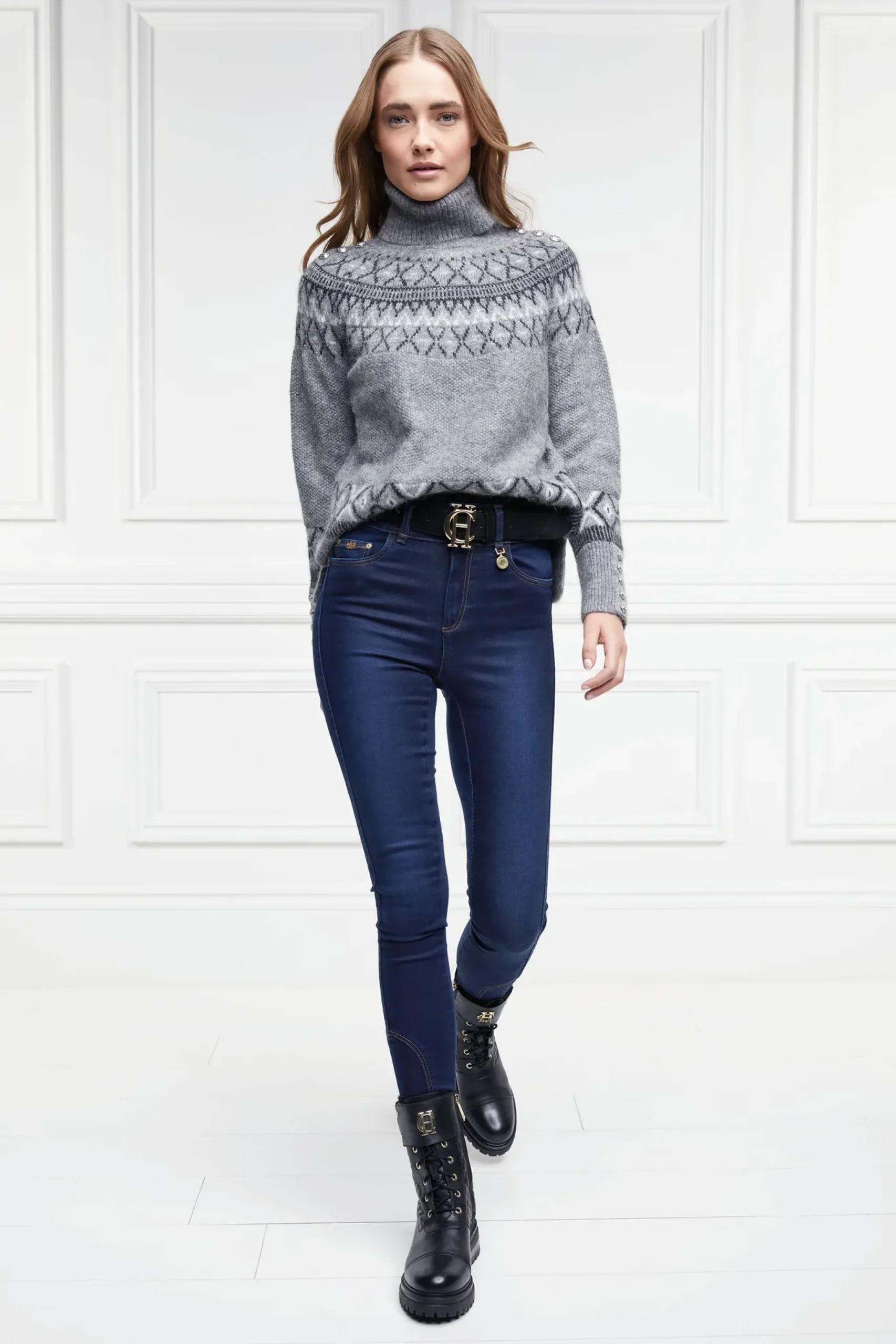 Holland Cooper Thermal Jodhpur Jean Dark Indigo