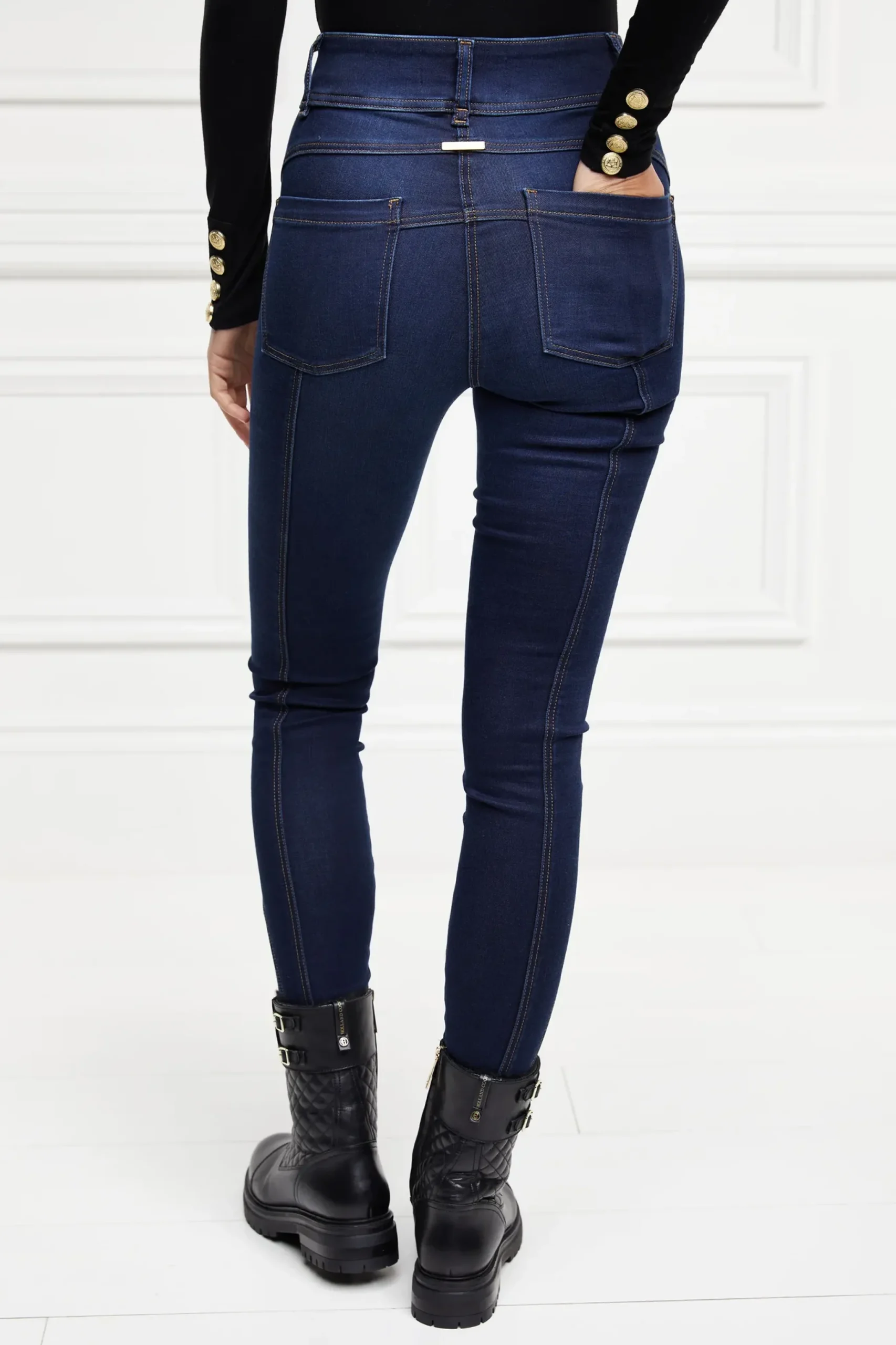 Holland Cooper Thermal Jodhpur Jean Dark Indigo