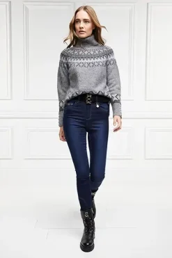 Holland Cooper Thermal Jodhpur Jean Dark Indigo