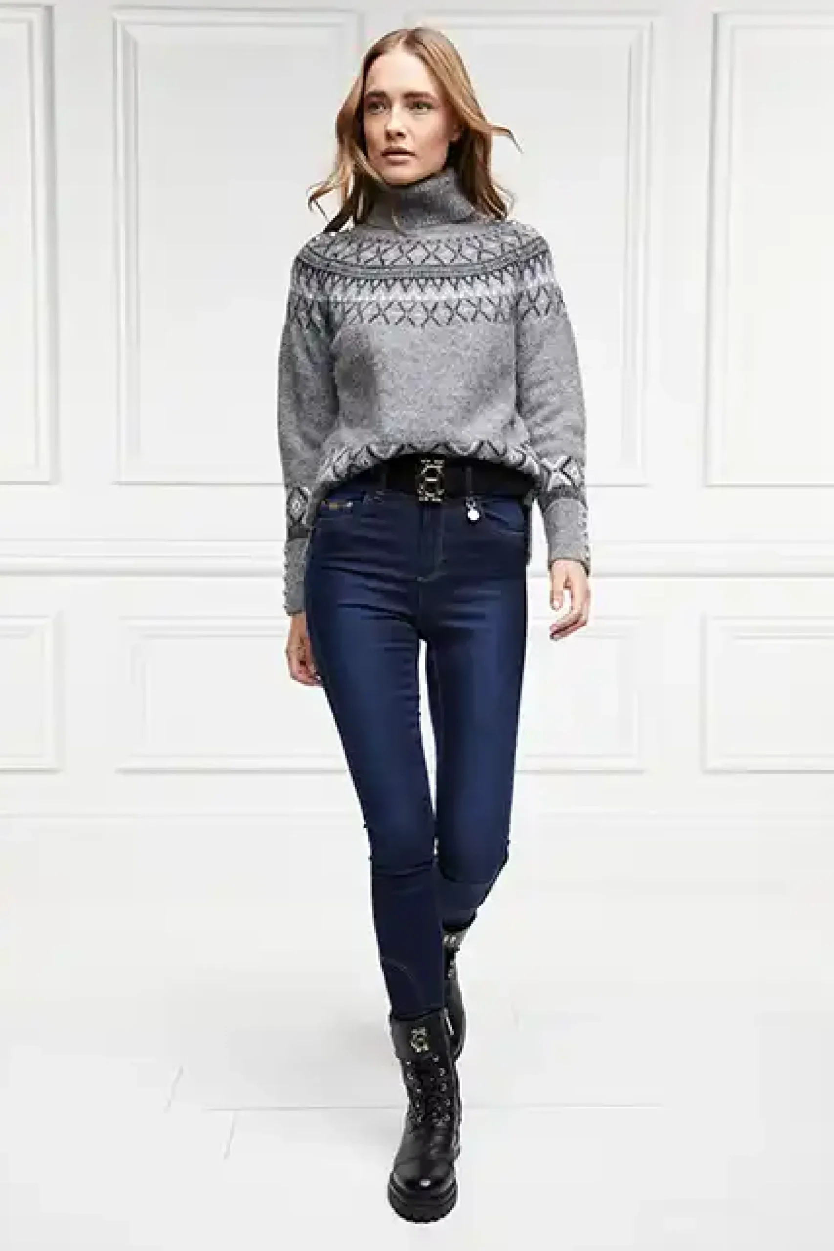 Holland Cooper Thermal Jodhpur Jean Dark Indigo